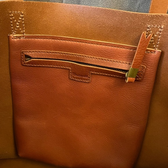 Madewell Brown Leather Tote Bag - Picture 8 of 8